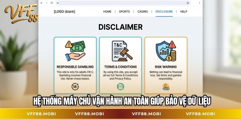 Hệ thống máy chủ vận hành an toàn giúp bảo vệ dữ liệu